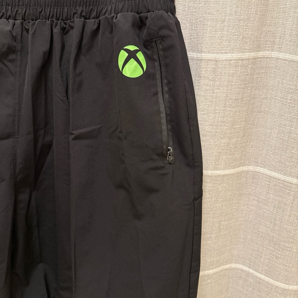 Xbox Black Athletic Shorts with Green Accent - Picture 2 of 8